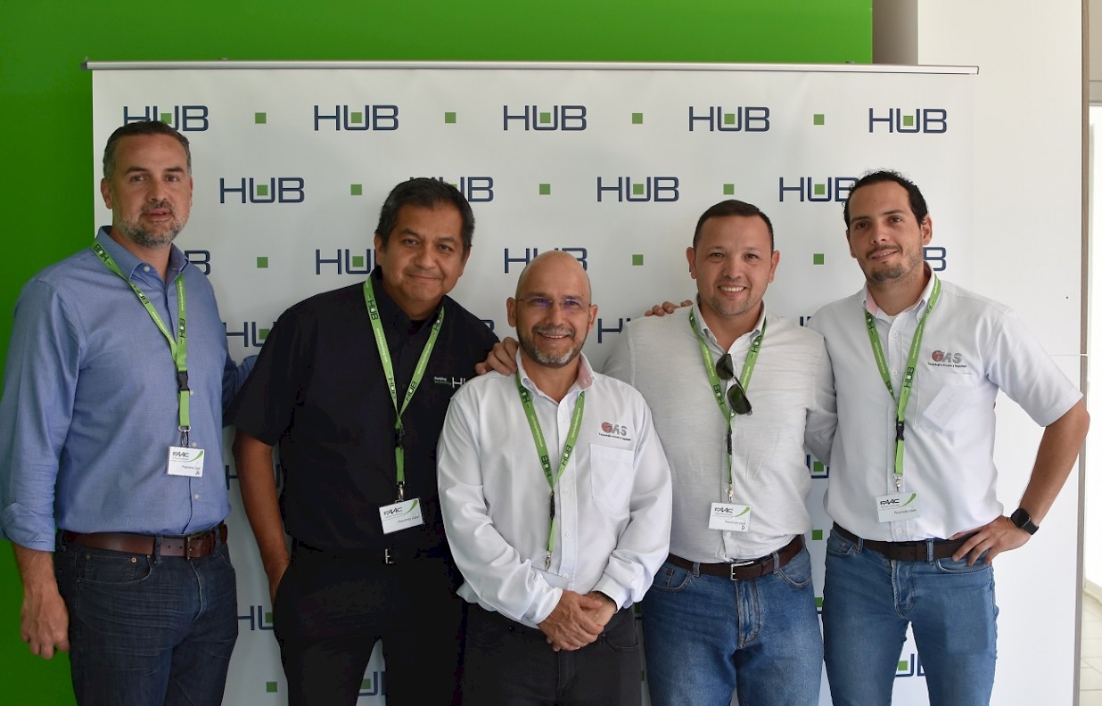 TAS Seguridad y Portafolio de Costa Rica vienen a visitar la sede de HUB parking en Bolonia 