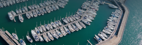 nice aerial view of the MDL Marina berthing site