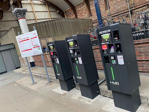 LNER Railway station in York, UK is equipped with Jupiter stations