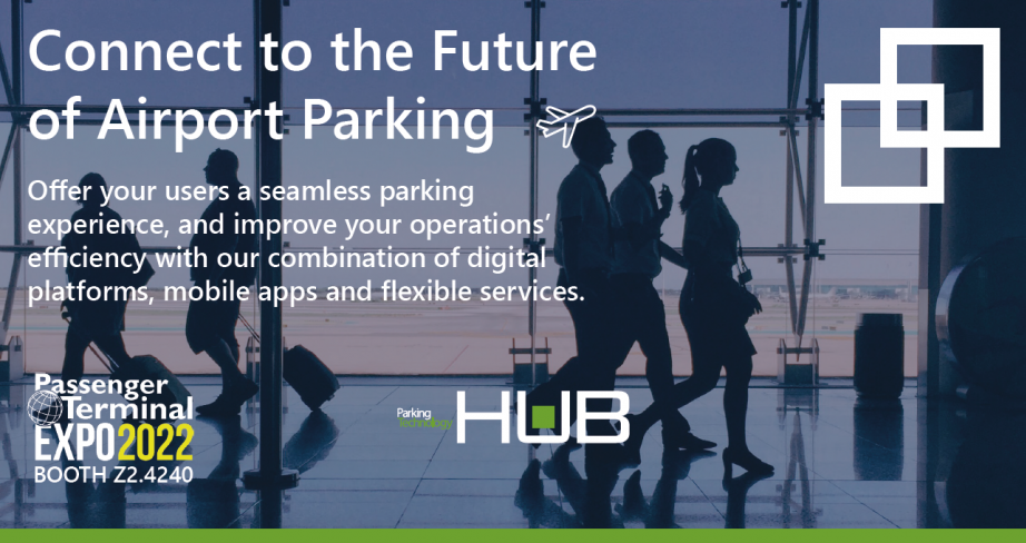 Le invitamos a unirse a nosotros en el evento y a conocer el futuro del estacionamiento en los aeropuertos. 